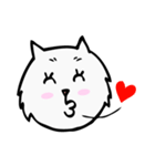 CC cat (face)（個別スタンプ：5）