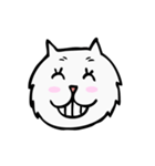 CC cat (face)（個別スタンプ：6）