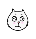 CC cat (face)（個別スタンプ：19）