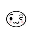 Ah White Cute Emoji（個別スタンプ：9）