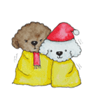 Pungkang and Dolla Happy Poodle Dogs（個別スタンプ：6）