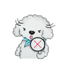 Pungkang and Dolla Happy Poodle Dogs（個別スタンプ：9）