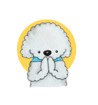 Pungkang and Dolla Happy Poodle Dogs（個別スタンプ：17）