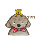 Pungkang and Dolla Happy Poodle Dogs（個別スタンプ：23）
