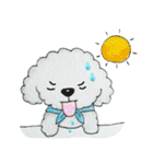 Pungkang and Dolla Happy Poodle Dogs（個別スタンプ：25）