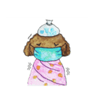 Pungkang and Dolla Happy Poodle Dogs（個別スタンプ：31）