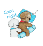 Pungkang and Dolla Happy Poodle Dogs（個別スタンプ：32）