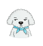 Pungkang and Dolla Happy Poodle Dogs（個別スタンプ：36）