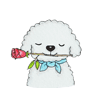 Pungkang and Dolla Happy Poodle Dogs（個別スタンプ：40）