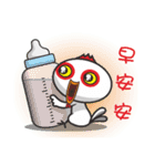 Like to say good morning chicken（個別スタンプ：7）