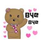 Choco Bear in love（個別スタンプ：16）