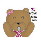 Choco Bear in love（個別スタンプ：38）