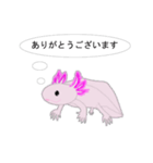 年中使えるウーパールーパーさん(敬語)（個別スタンプ：4）