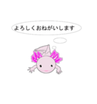 年中使えるウーパールーパーさん(敬語)（個別スタンプ：35）