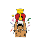 Thailand boxing ＆ Mr.Pokpong（個別スタンプ：22）