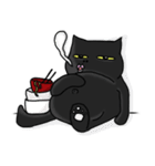 Weird Black cat（個別スタンプ：3）