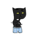 Weird Black cat（個別スタンプ：8）