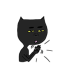 Weird Black cat（個別スタンプ：9）
