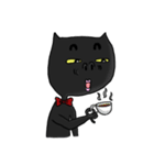 Weird Black cat（個別スタンプ：11）