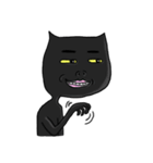 Weird Black cat（個別スタンプ：12）