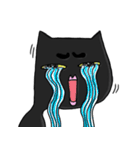 Weird Black cat（個別スタンプ：14）