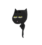 Weird Black cat（個別スタンプ：16）