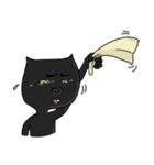 Weird Black cat（個別スタンプ：17）