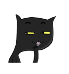 Weird Black cat（個別スタンプ：18）