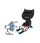 Weird Black cat（個別スタンプ：19）