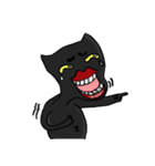 Weird Black cat（個別スタンプ：21）