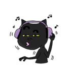 Weird Black cat（個別スタンプ：23）