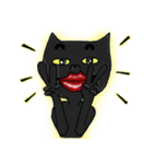 Weird Black cat（個別スタンプ：25）