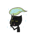 Weird Black cat（個別スタンプ：28）