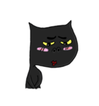 Weird Black cat（個別スタンプ：33）
