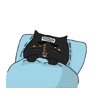 Weird Black cat（個別スタンプ：34）