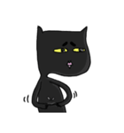 Weird Black cat（個別スタンプ：36）