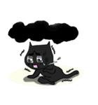 Weird Black cat（個別スタンプ：37）