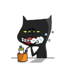 Weird Black cat（個別スタンプ：38）