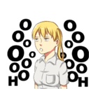 Beautiful and Handsome School Teenager（個別スタンプ：7）