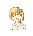 Beautiful and Handsome School Teenager（個別スタンプ：12）