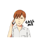 Beautiful and Handsome School Teenager（個別スタンプ：22）