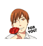 Beautiful and Handsome School Teenager（個別スタンプ：24）