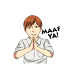 Beautiful and Handsome School Teenager（個別スタンプ：28）