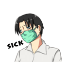 Beautiful and Handsome School Teenager（個別スタンプ：36）