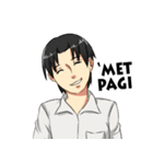 Beautiful and Handsome School Teenager（個別スタンプ：39）