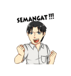 Beautiful and Handsome School Teenager（個別スタンプ：40）