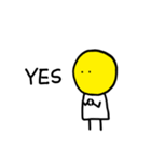 yellow man 1st（個別スタンプ：13）