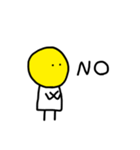 yellow man 1st（個別スタンプ：14）