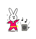 うさぎ連日連休（個別スタンプ：17）