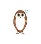 The cute owl（個別スタンプ：5）